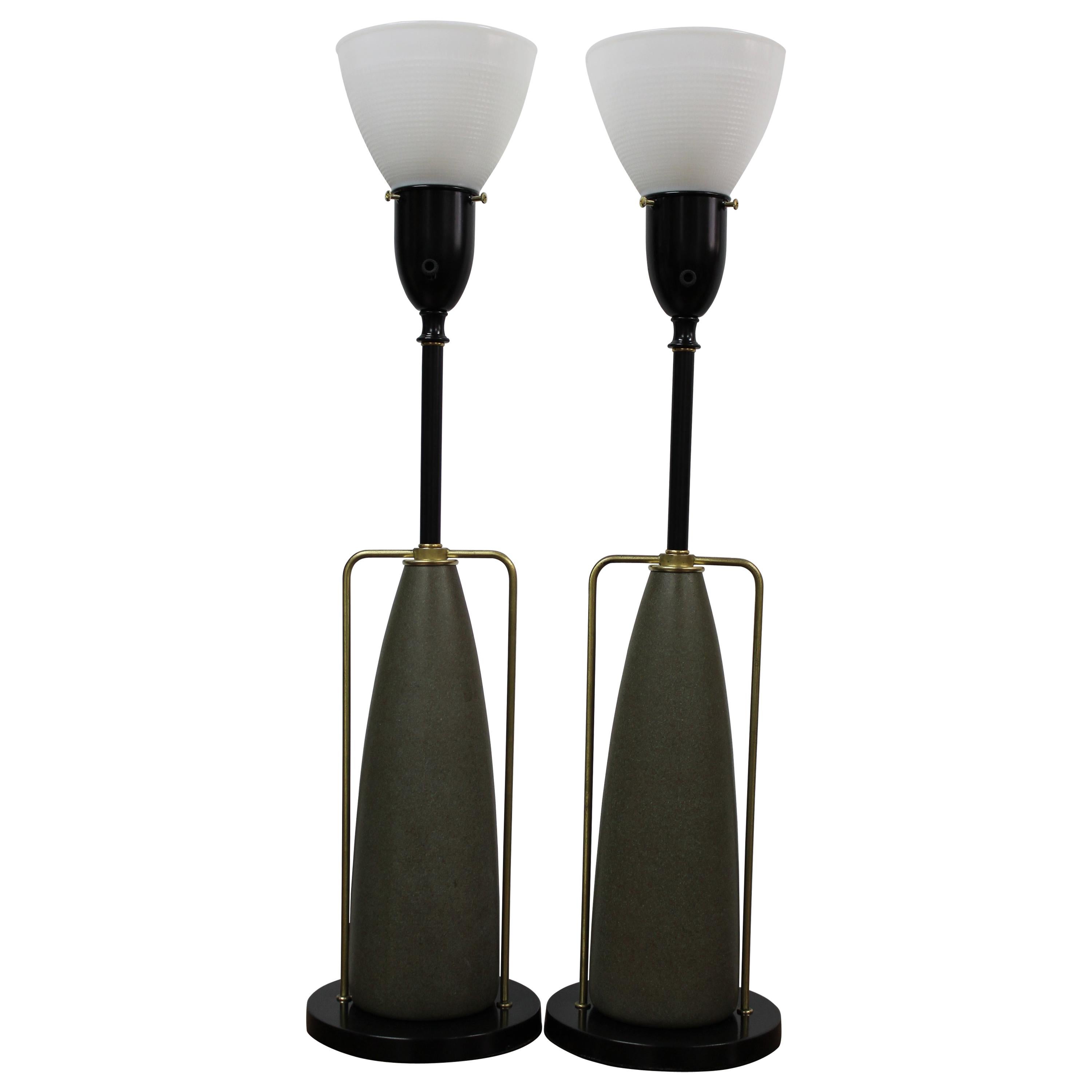 Pair of Table Lamps by Rembrandt Lamp Company
