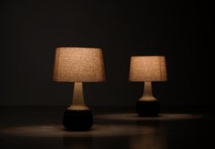 Pair of Table Lamps by Søholm Keramik, Denmark, 1960s