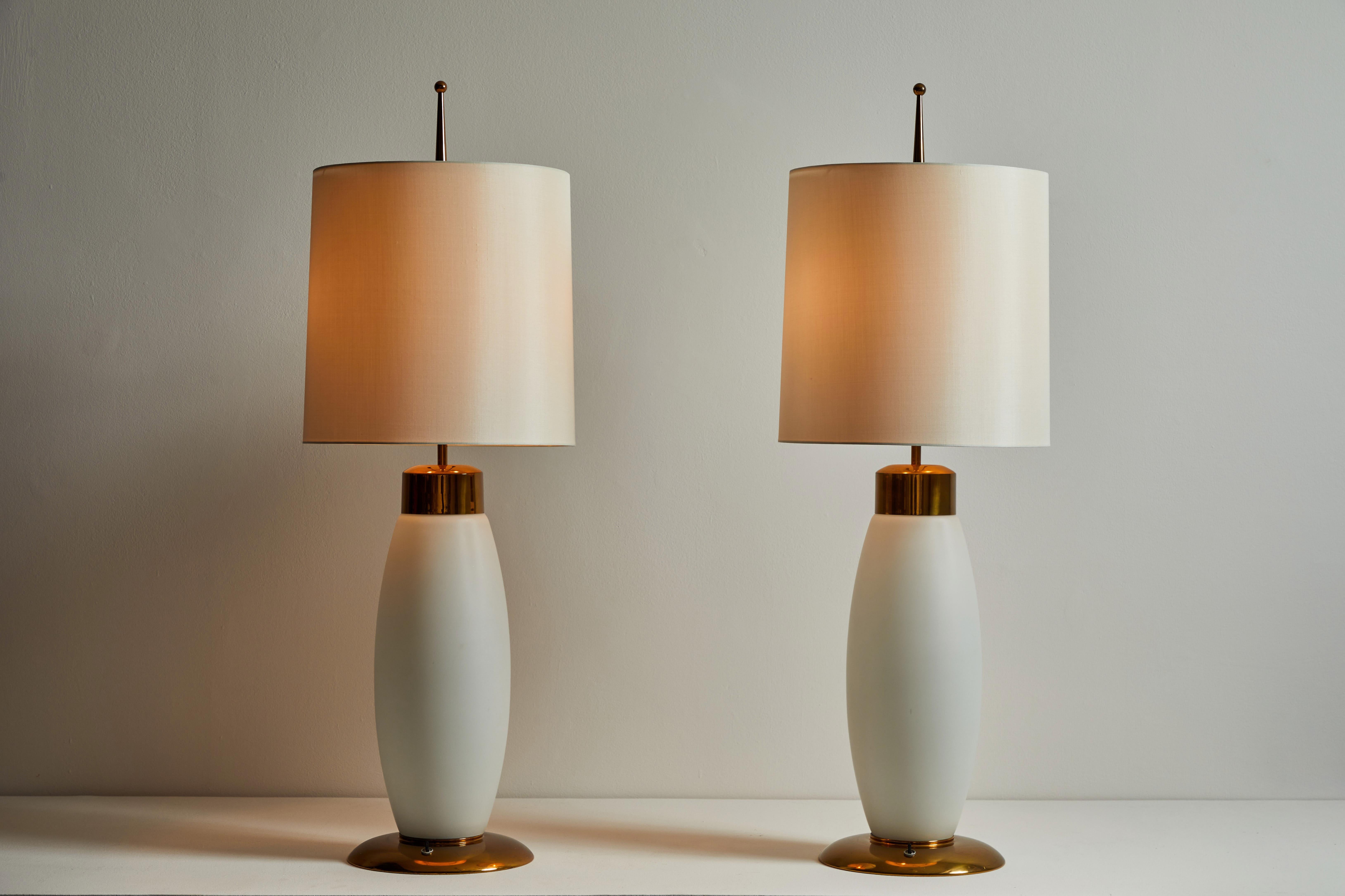 Mid-Century Modern Pair of Table Lamps by Stilnovo