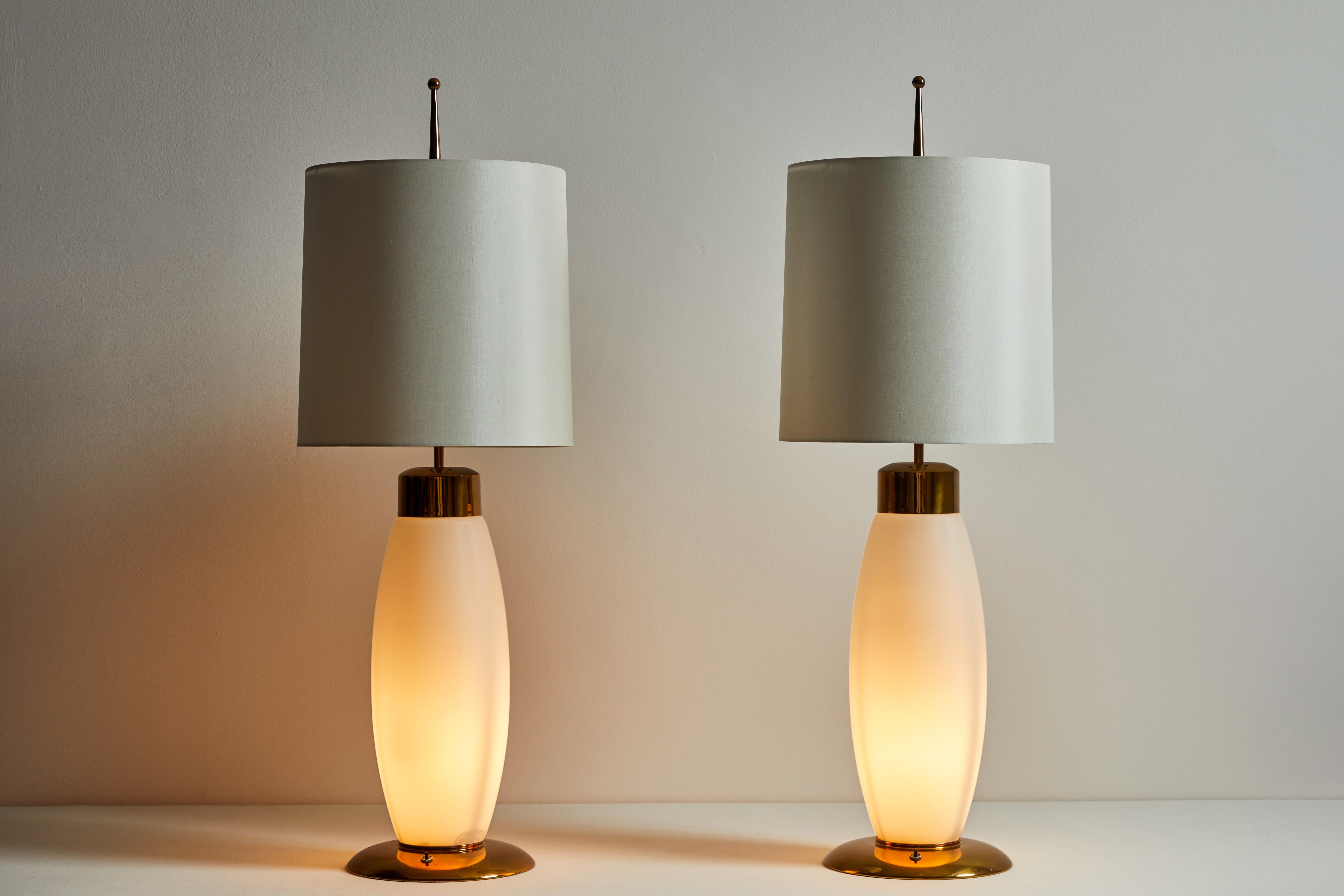Italian Pair of Table Lamps by Stilnovo