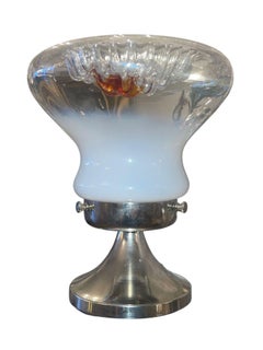 Pair of Table Lamps by Toni Zuccheri for Mazzega, Italy, 1970's.