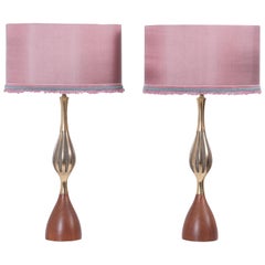 Pair of Table Lamps by Tony Paul for Westwood Lightning, USA, 1960s