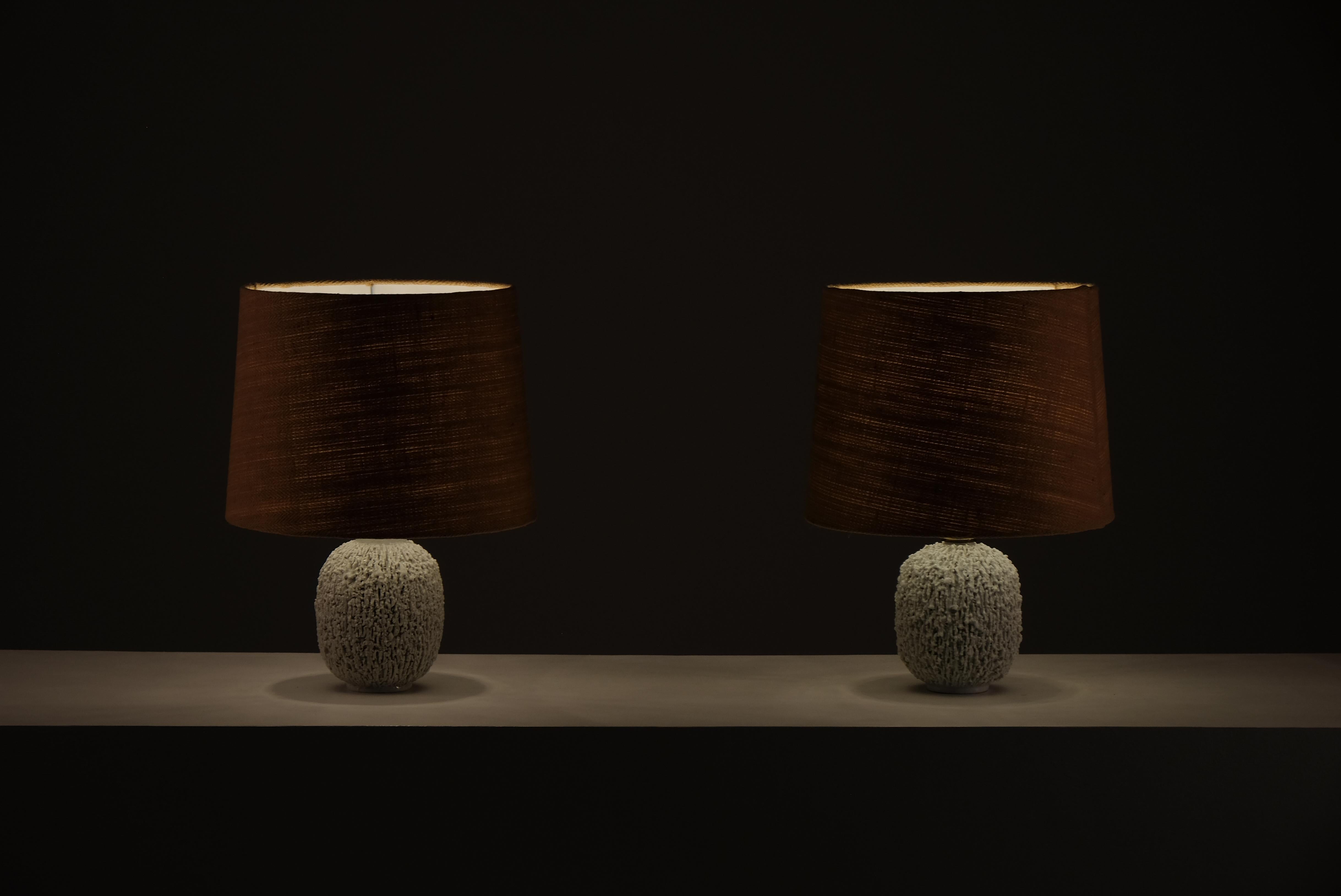Scandinave moderne Paire de lampes de table 