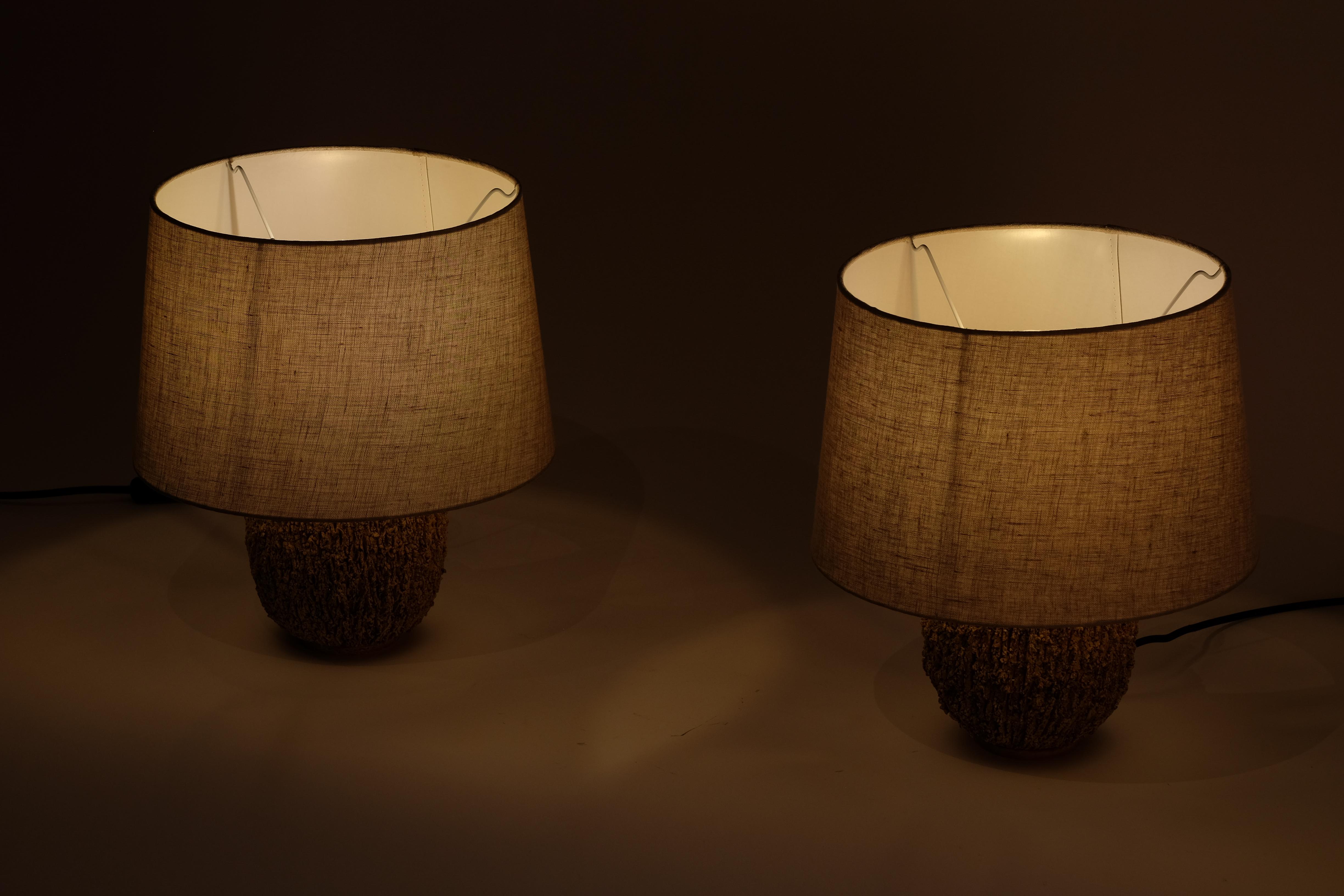 Mid-20th Century Pair of Table Lamps 