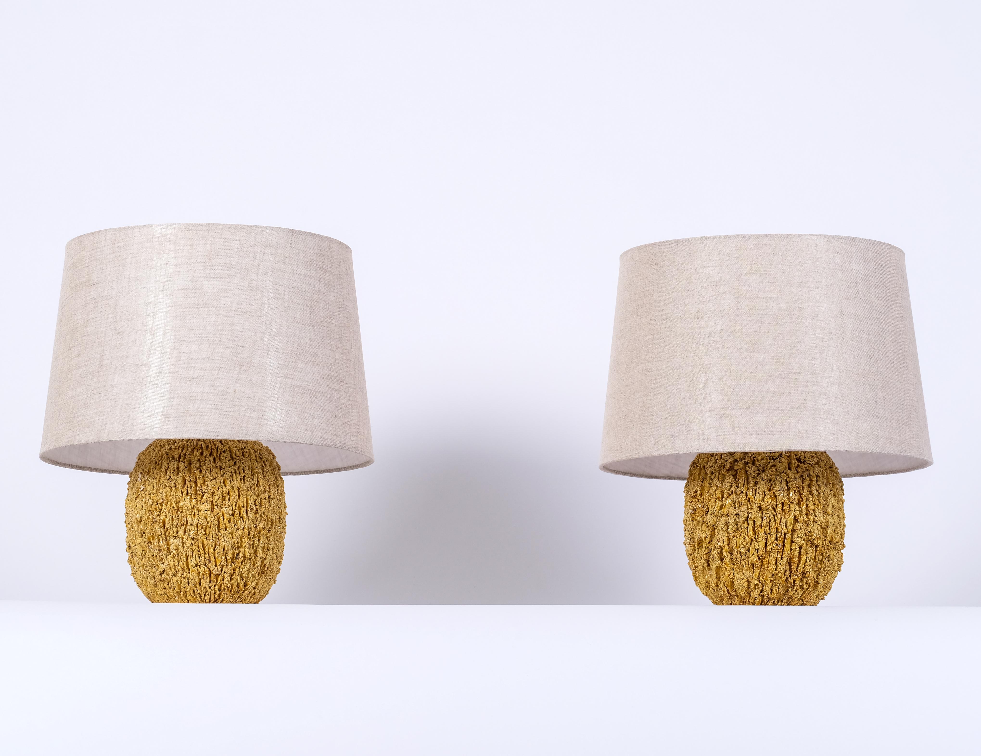 Ceramic Pair of Table Lamps 