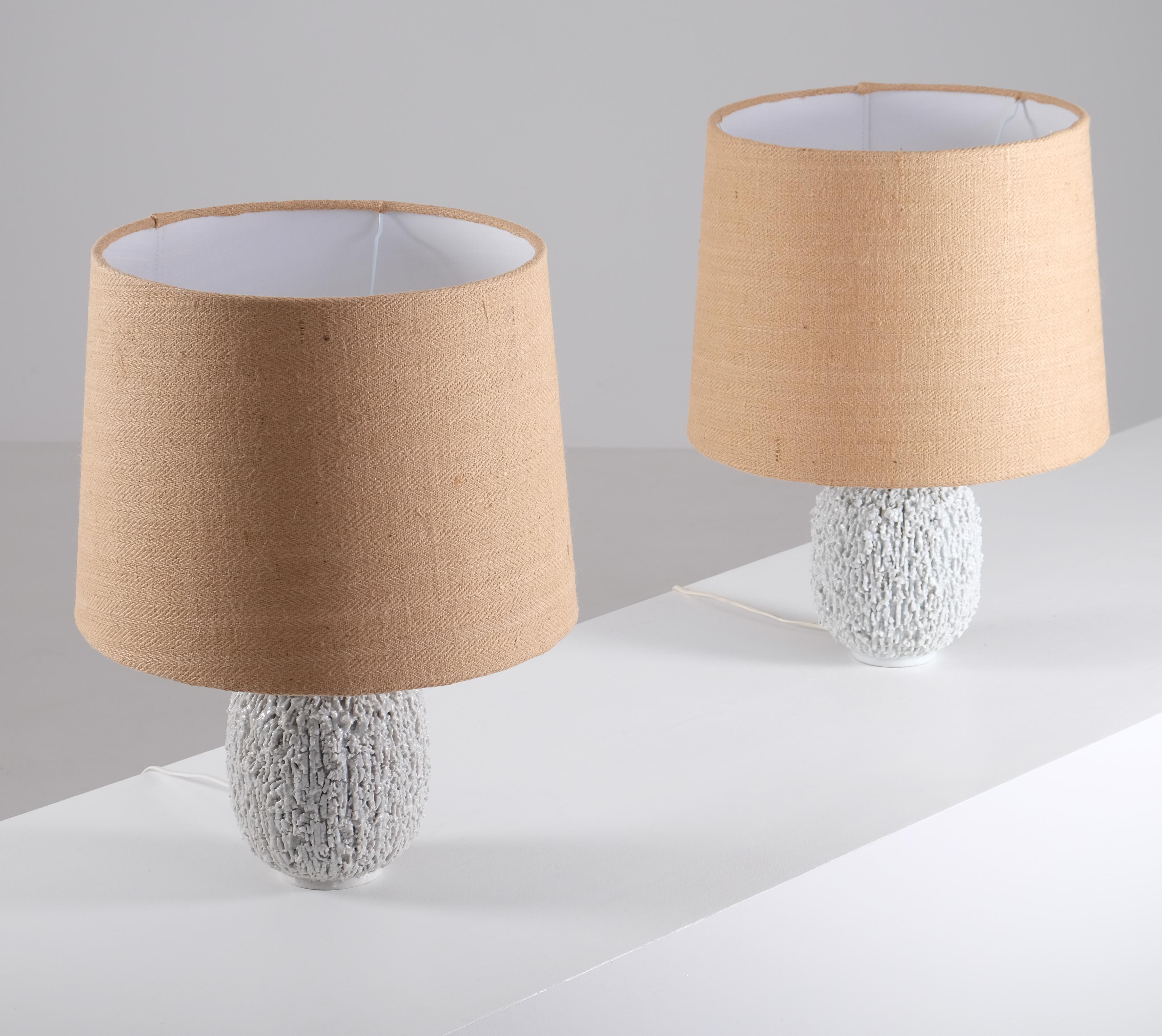 Paire de lampes de table 