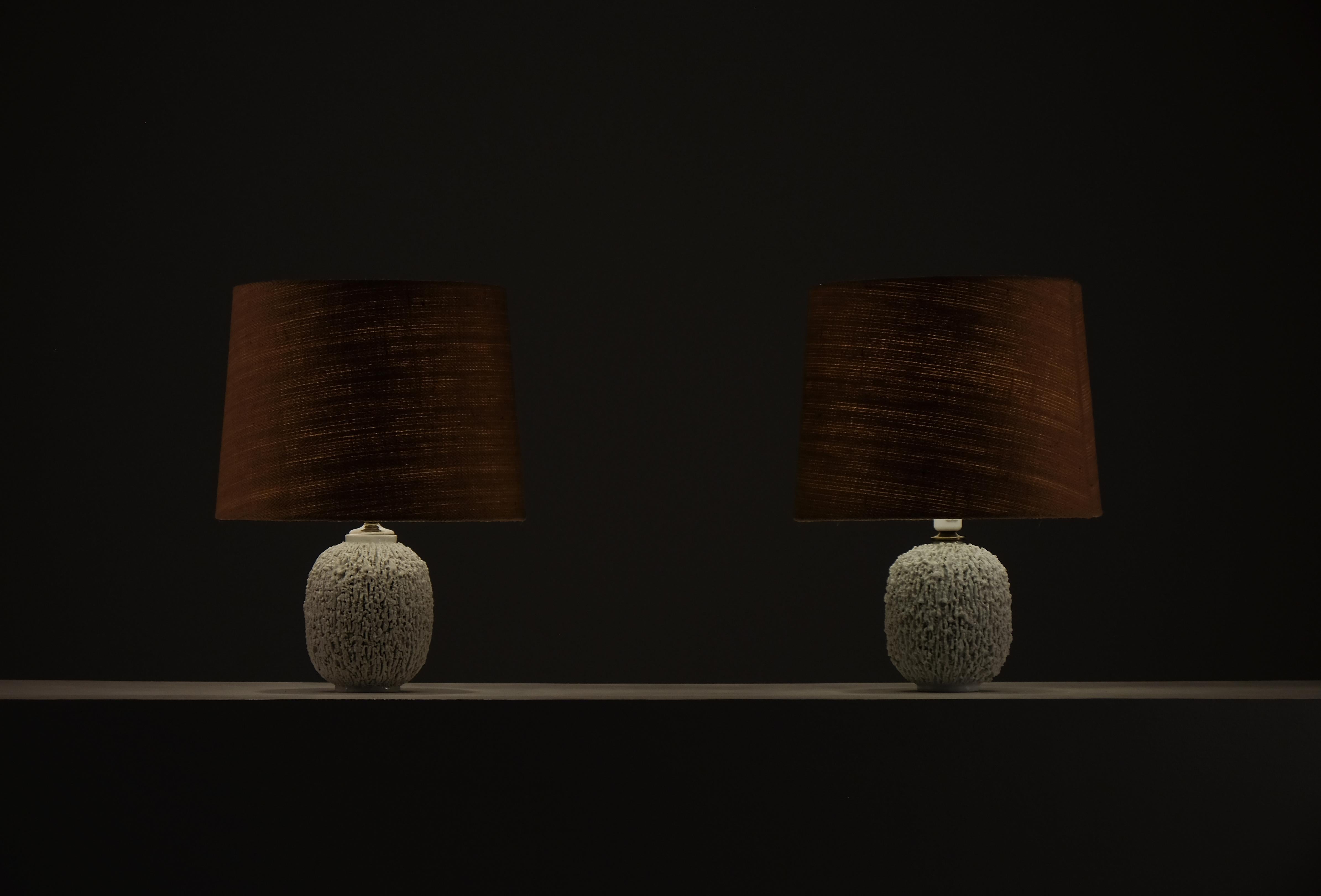 Paire de lampes de table 