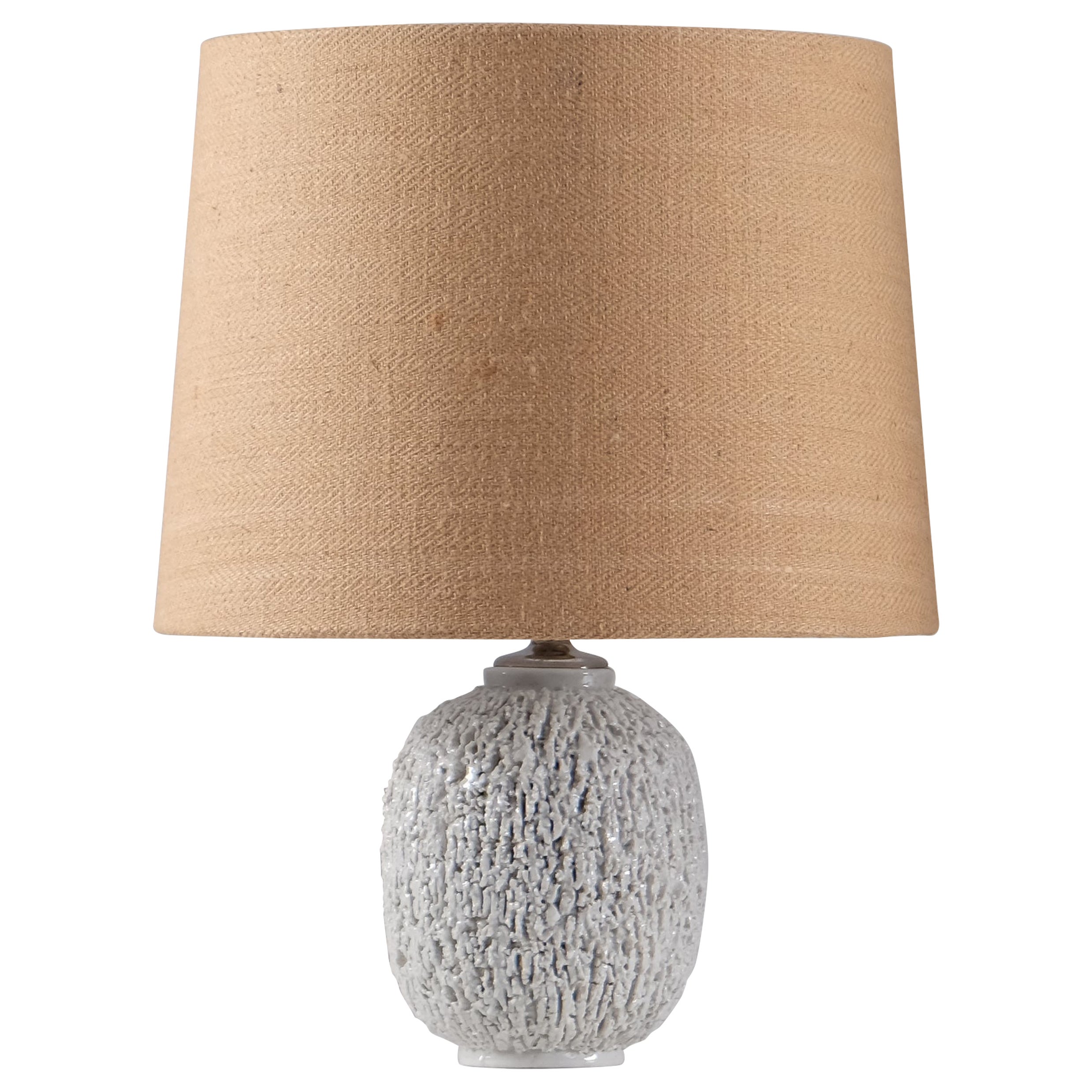Pair of Table Lamps "Chamotte" by Gunnar Nylund, Sweden, 1950s