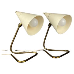 Vintage Pair of table lamps Cocotte by Gilardi & Barzaghi, Italy, 1950s