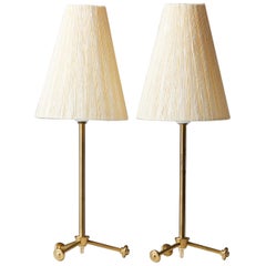 Pair of Table Lamps Deigned by Hans Bergström for Ateljé Lyktan