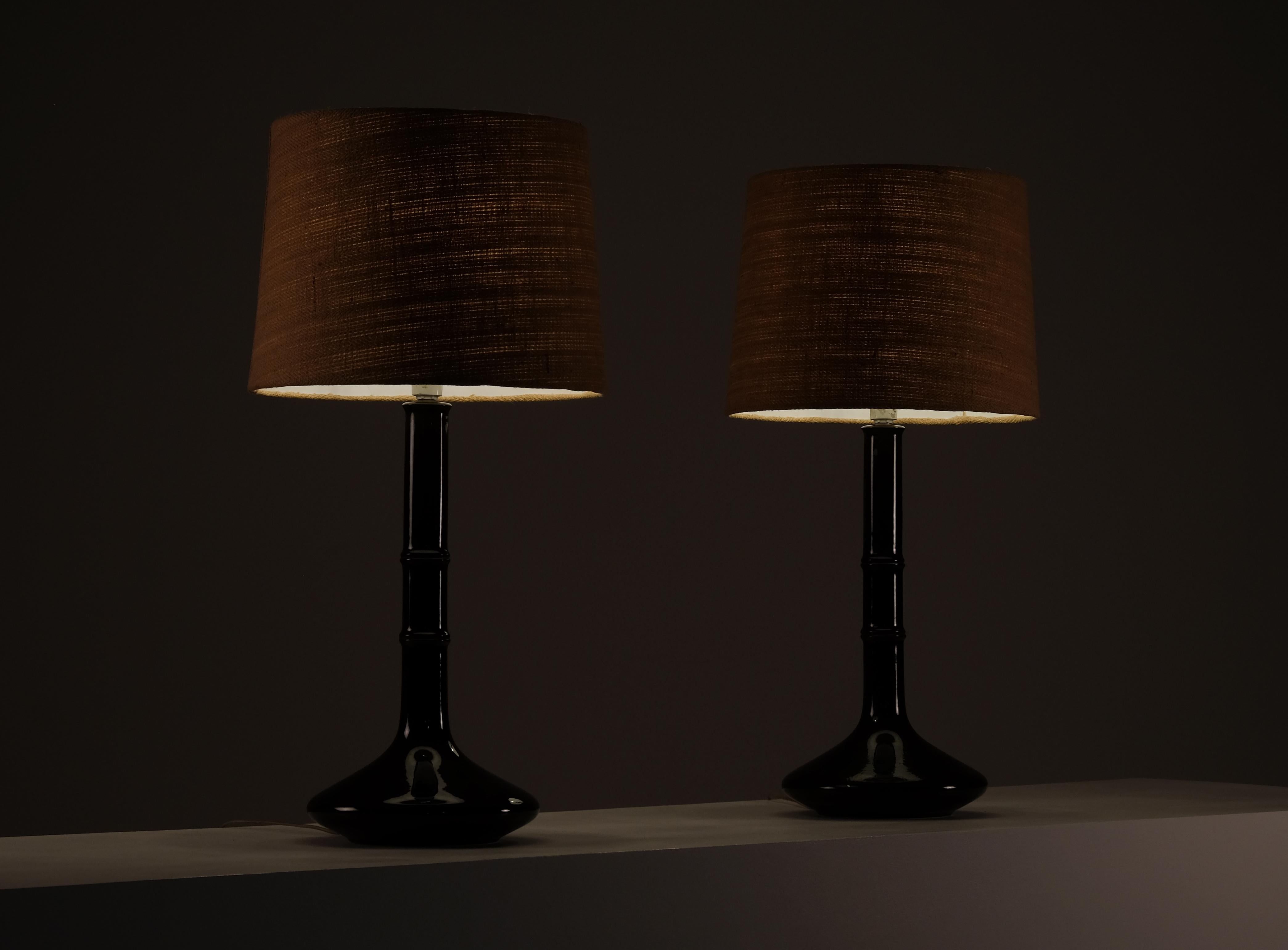 Pair of Table Lamps, Denmark, 1960s 2