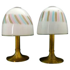 Pair of table lamps design Angelo Brotto for Esperia, 1970s