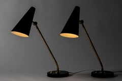 Pair of Table Lamps Designed by Bertil Brisborg for Nordiska Kompaniet, Sweden