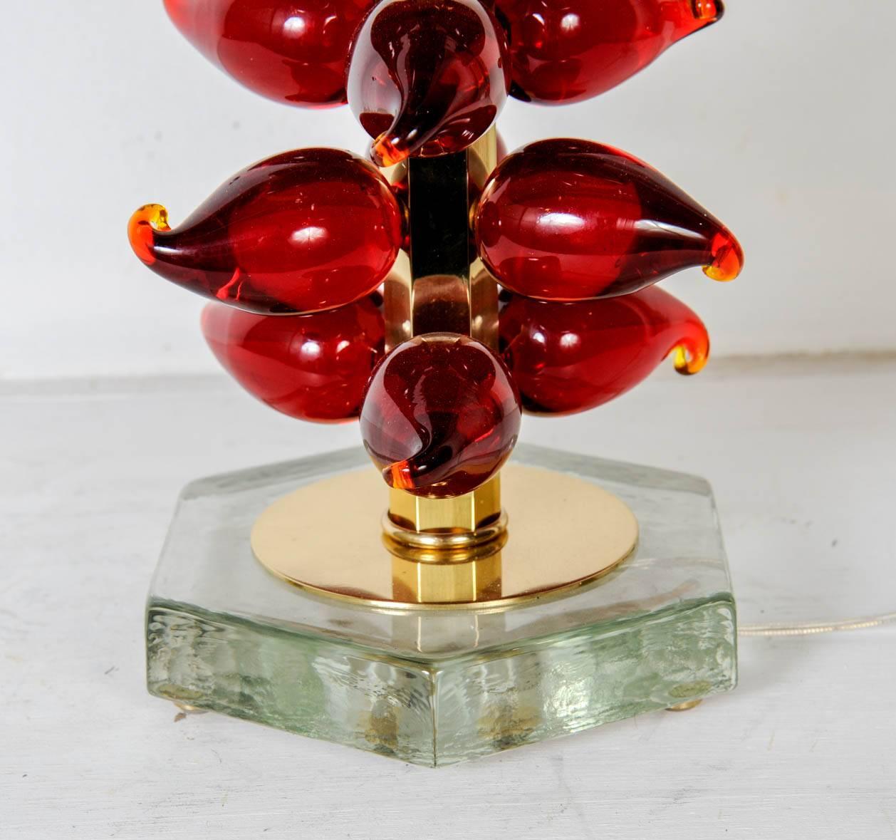 Italian Pair of Table Lamps Designed by Juan Luca Fontana For Sale