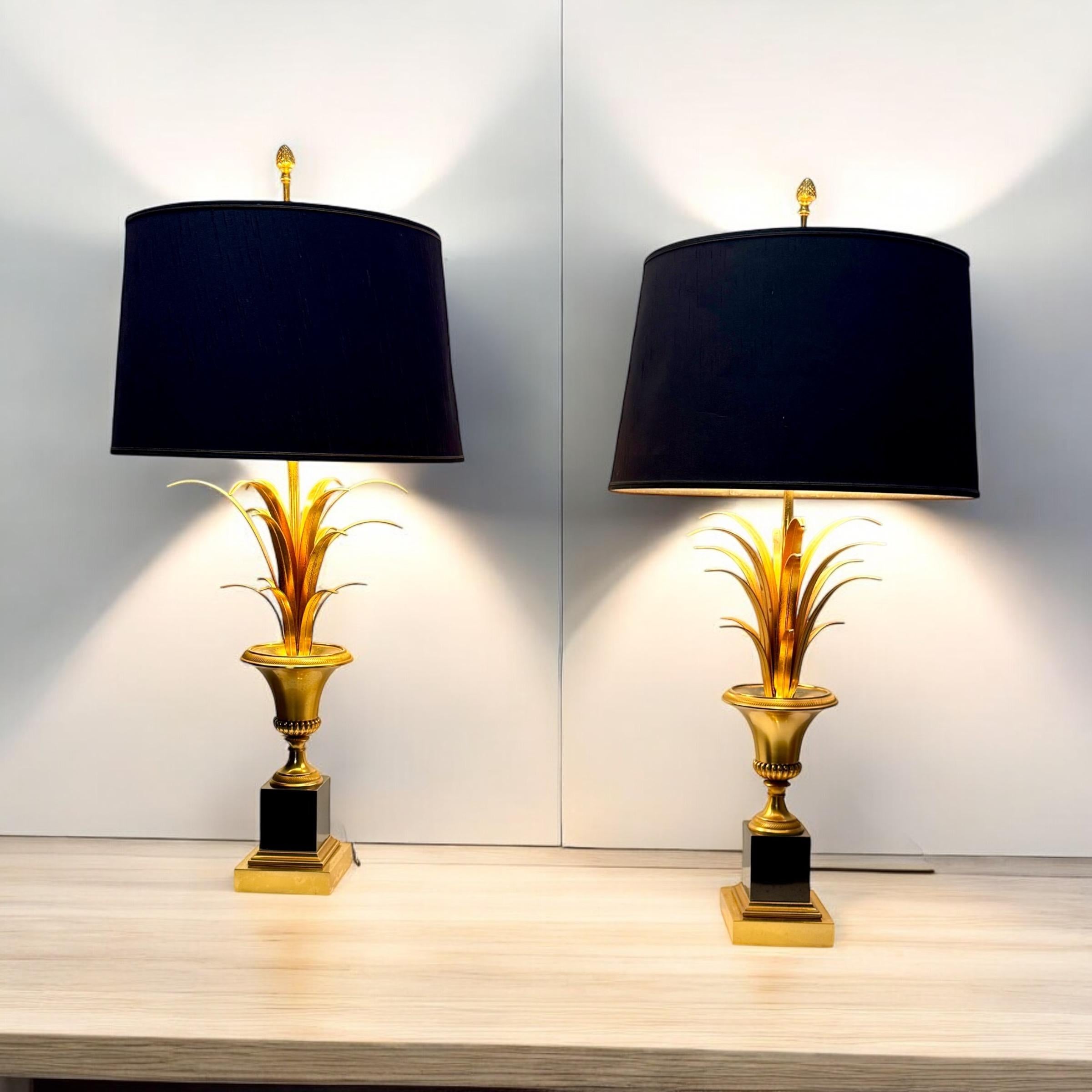 Pareja de lámparas de mesa 