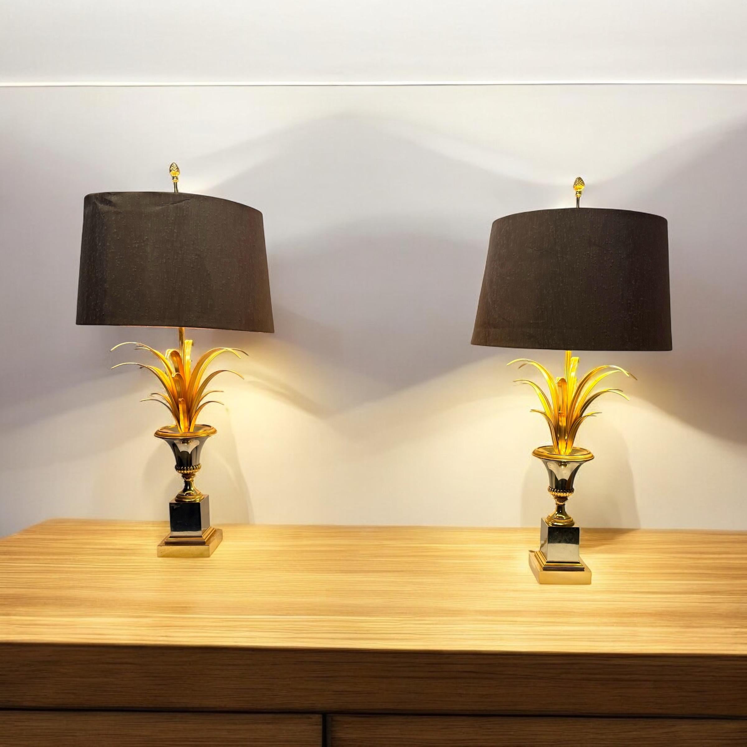 Mid-Century Modern Paire de lampes de table 