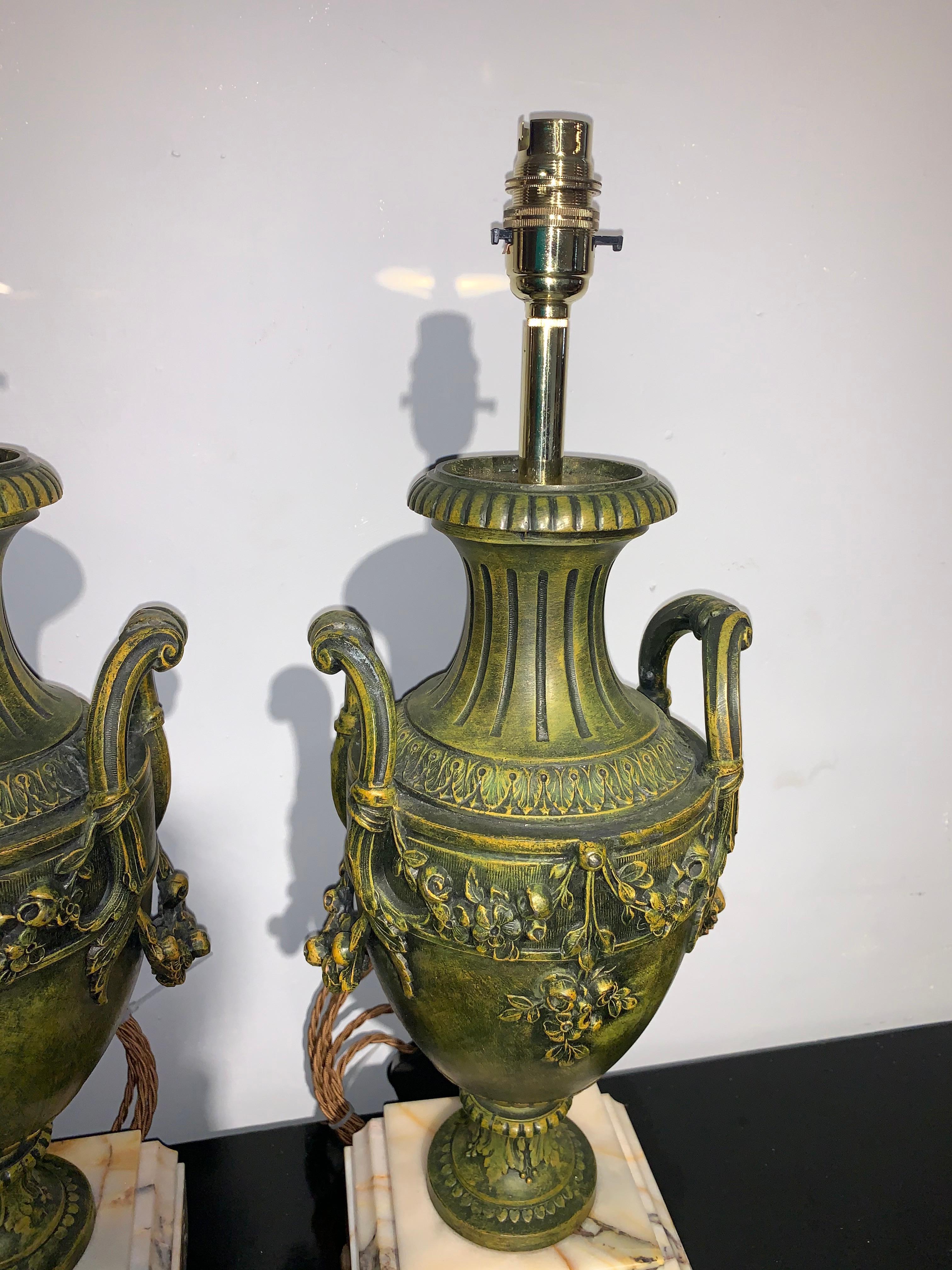 Late 19th Century Pair of Table Lamps For Sale