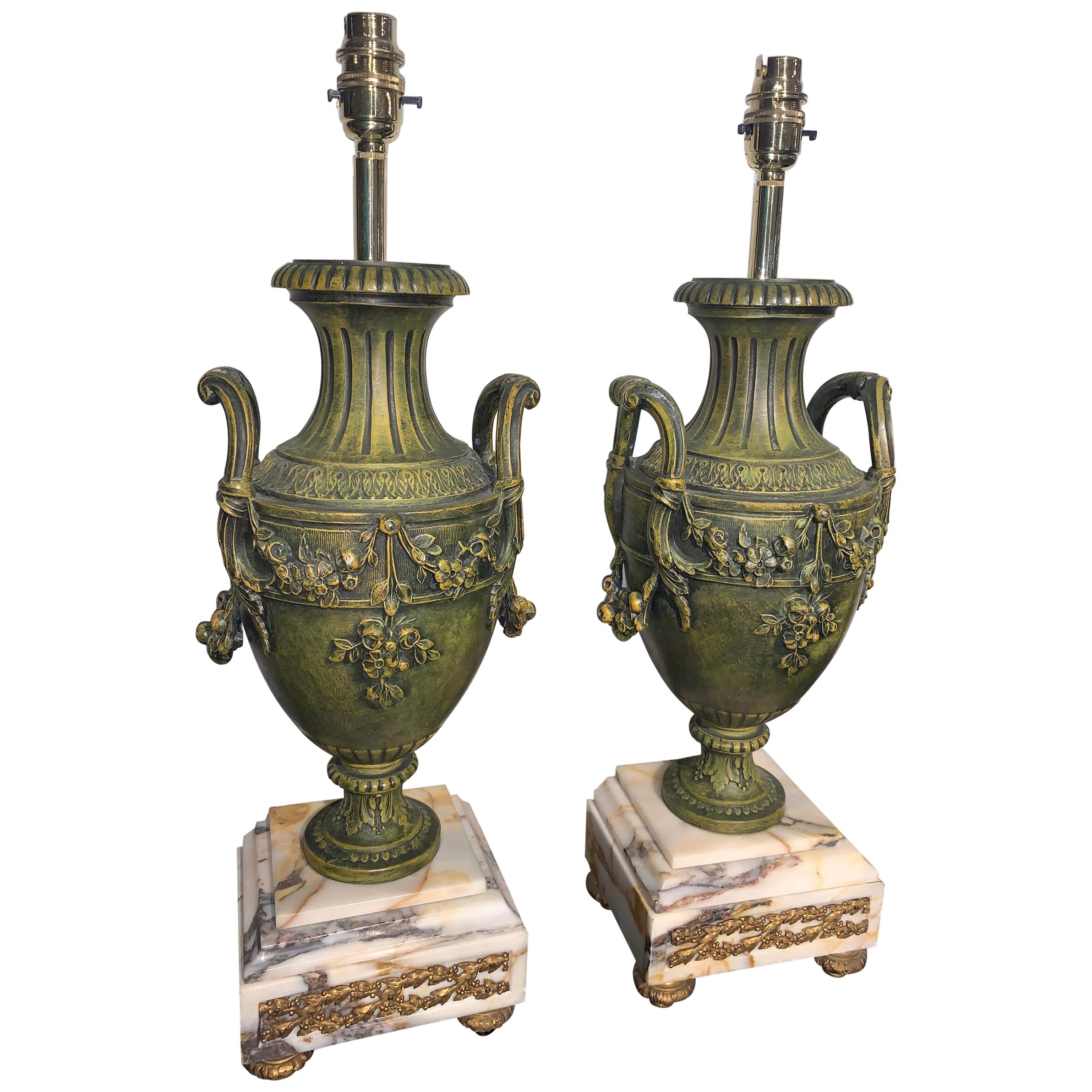 Pair of Table Lamps For Sale