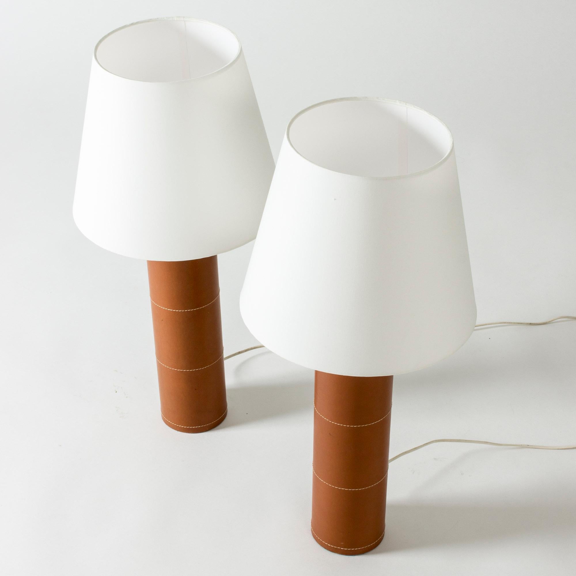 Pair of Table Lamps from Bergboms, Sweden, 1960s In Good Condition In Stockholm, SE