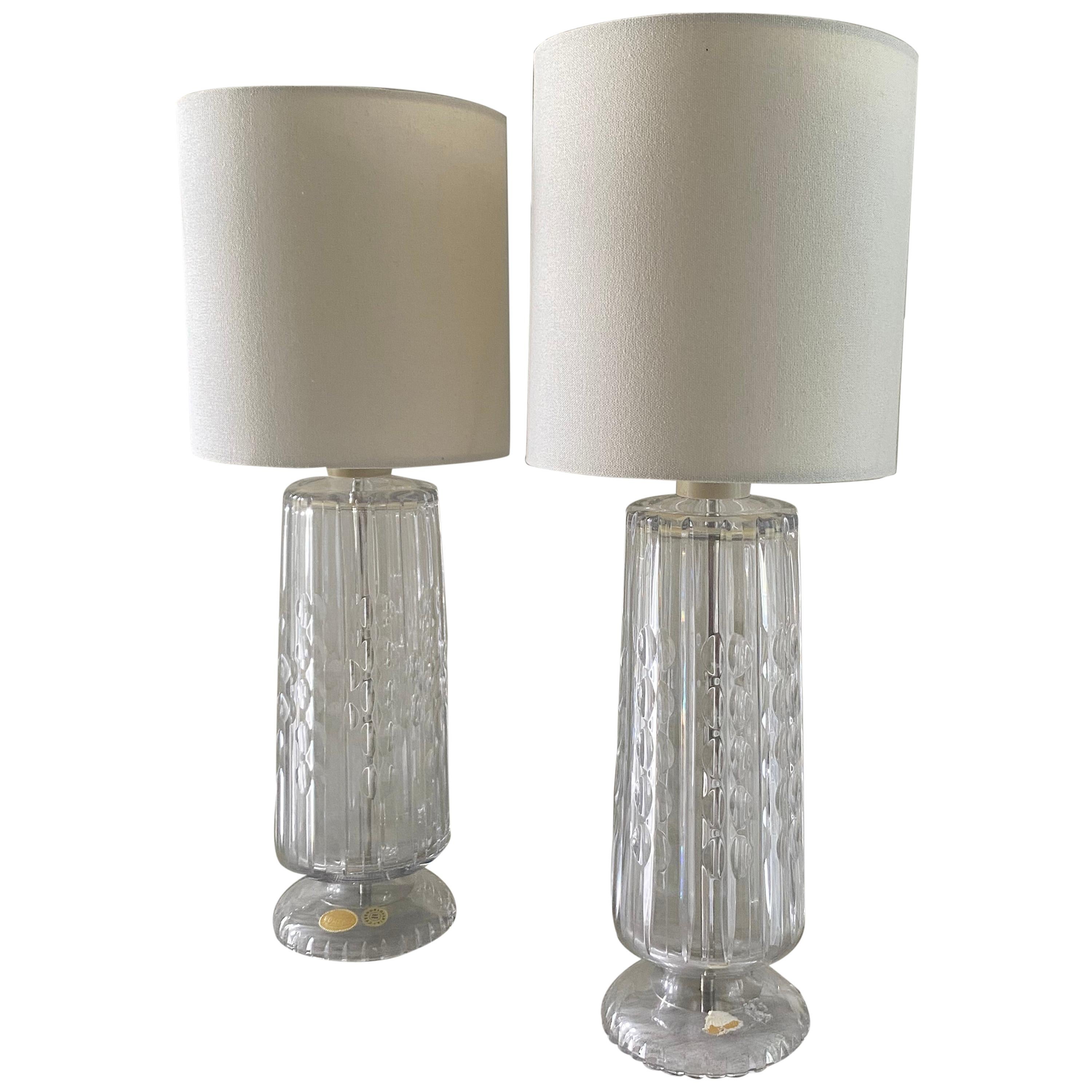 Pair of Table Lamps from Czechoslovakia For Sale