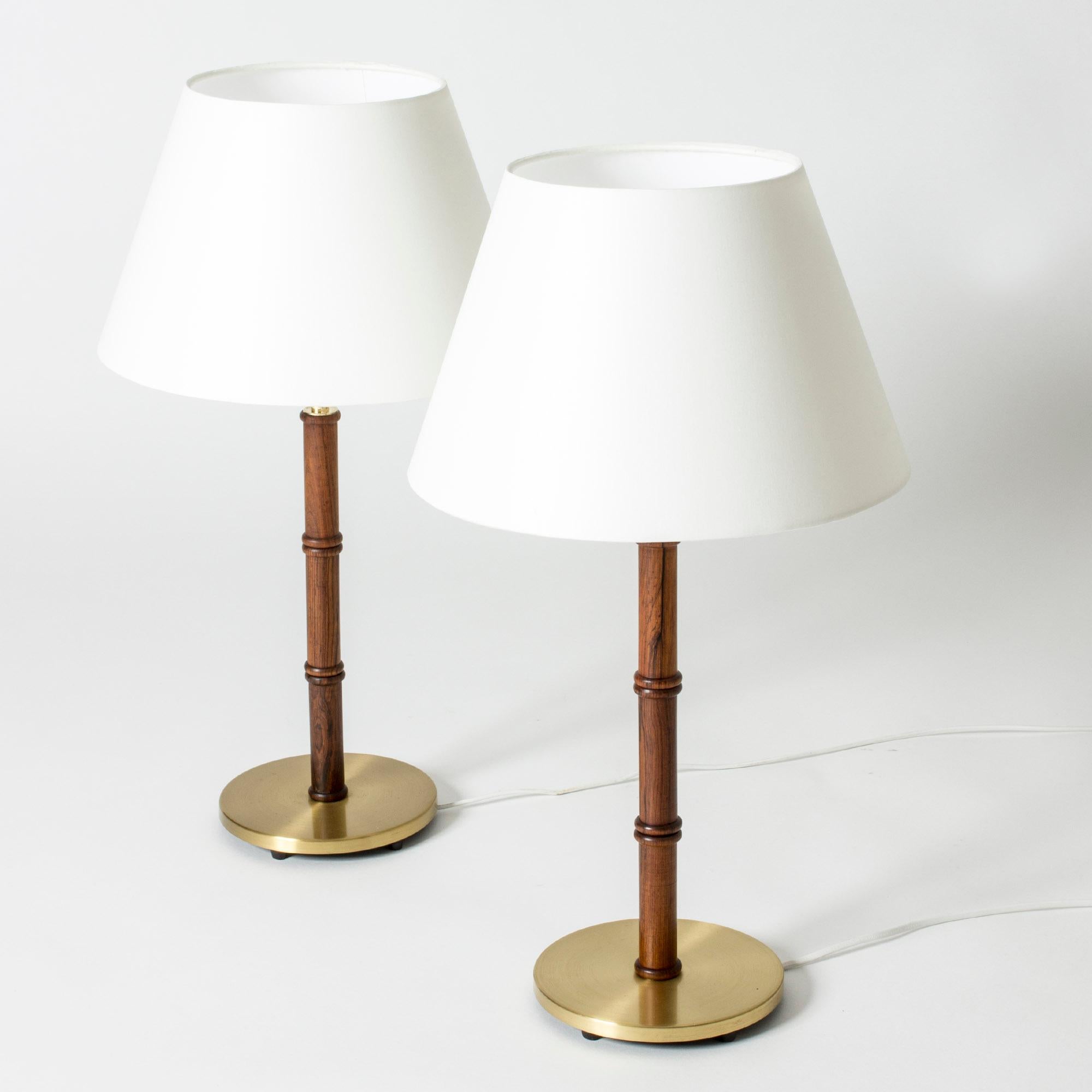 Scandinavian Modern Pair of Table Lamps from Falkenbergs Belysning, Sweden, 1960s