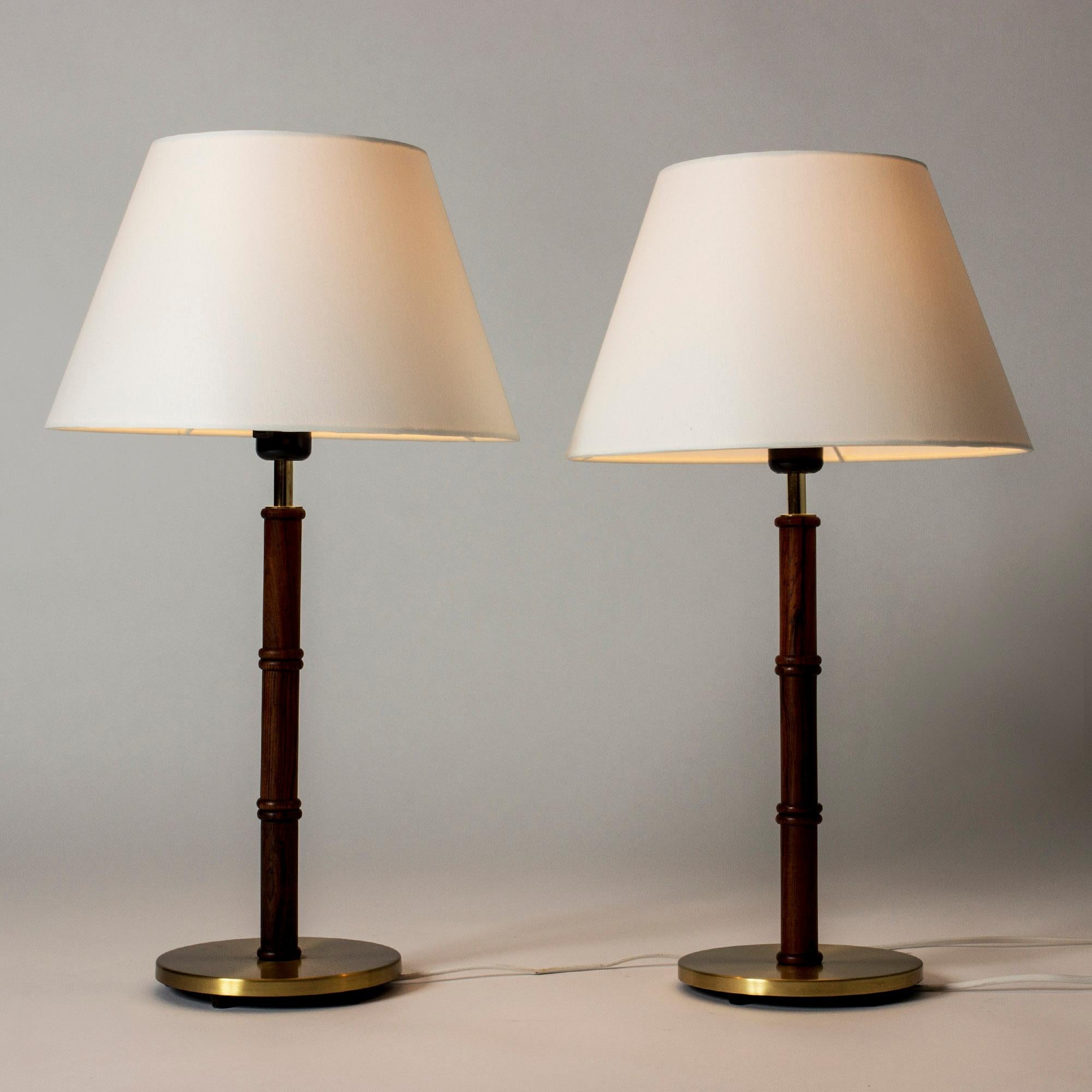 Swedish Pair of Table Lamps from Falkenbergs Belysning, Sweden, 1960s