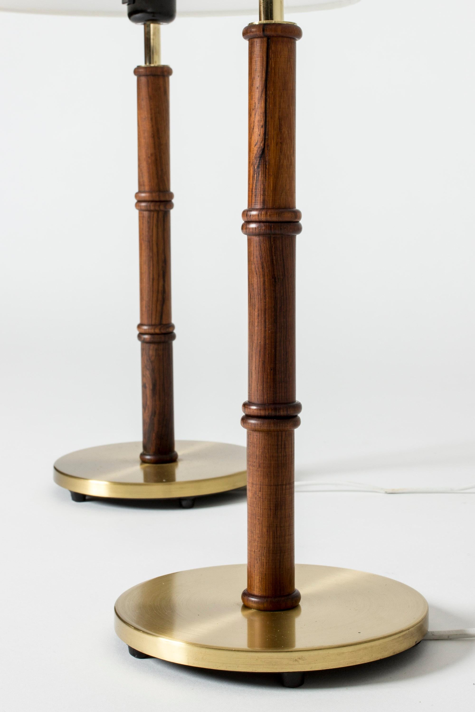 Pair of Table Lamps from Falkenbergs Belysning, Sweden, 1960s In Good Condition In Stockholm, SE
