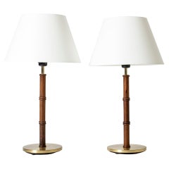 Pair of Table Lamps from Falkenbergs Belysning, Sweden, 1960s