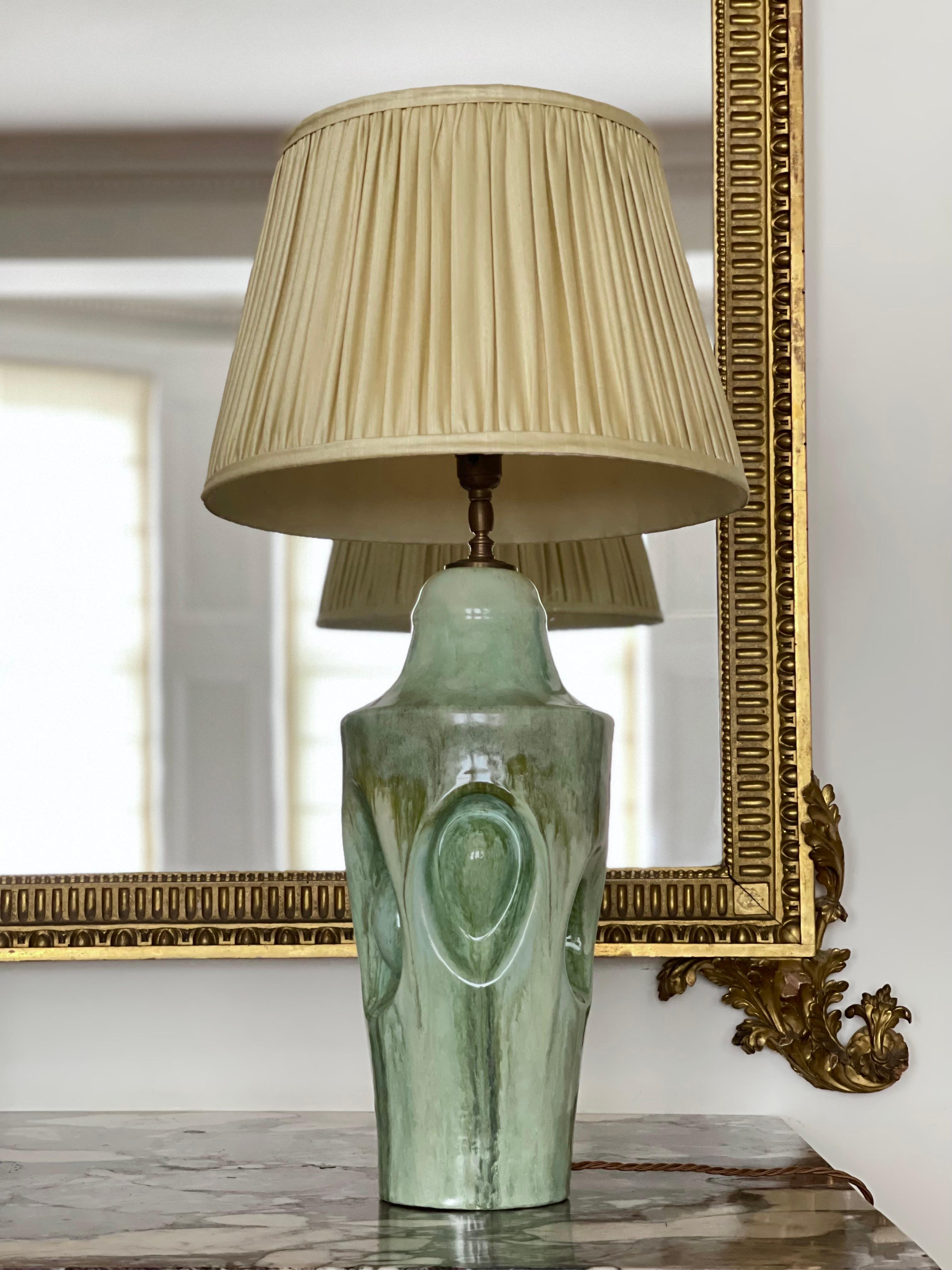 Paire de lampes de table - Céramique artisanale Pièces uniques Contemporain 21ème siècle en vente 1