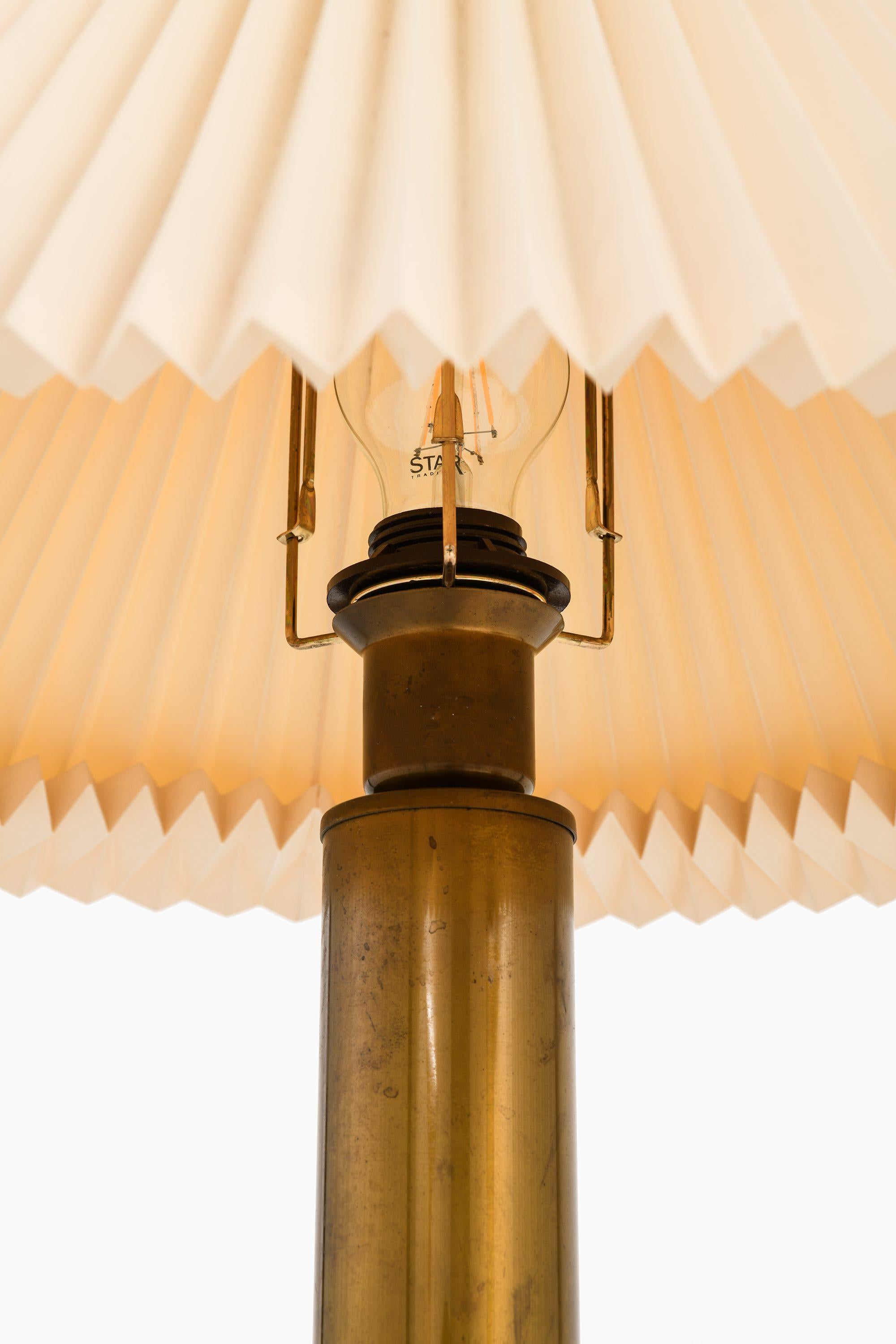 Scandinavian Modern Pair of Table Lamps in Brass, 1950’s For Sale