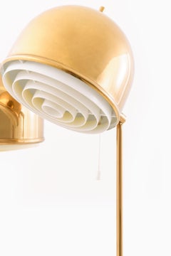 Paar Tischlampen aus Messing und Kunststoff von Eje Ahlgren, 1950er Jahre