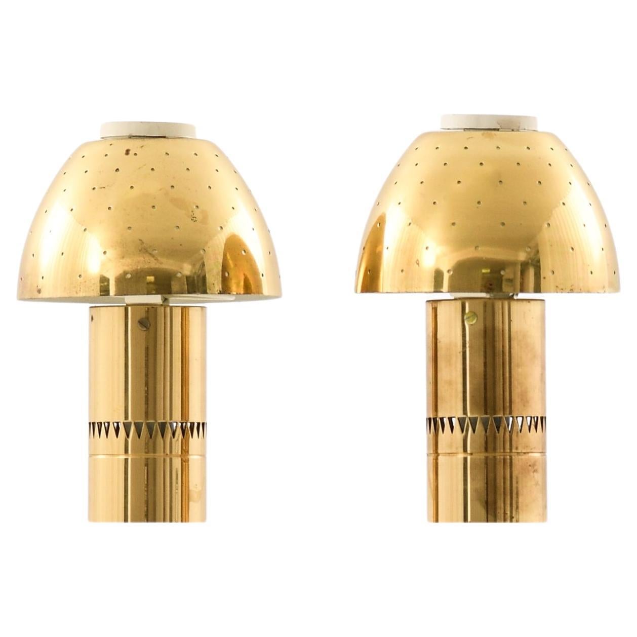 Pair of Table Lamps in Brass by Hans-Agne Jakobsson, 1964 en vente