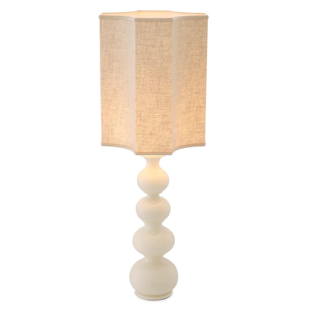 Français Paire de lampes de table en céramique blanche craquelée et laiton patiné en vente