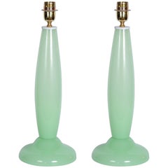 Pair of Table Lamps in Murano Glass from “Cenedese”