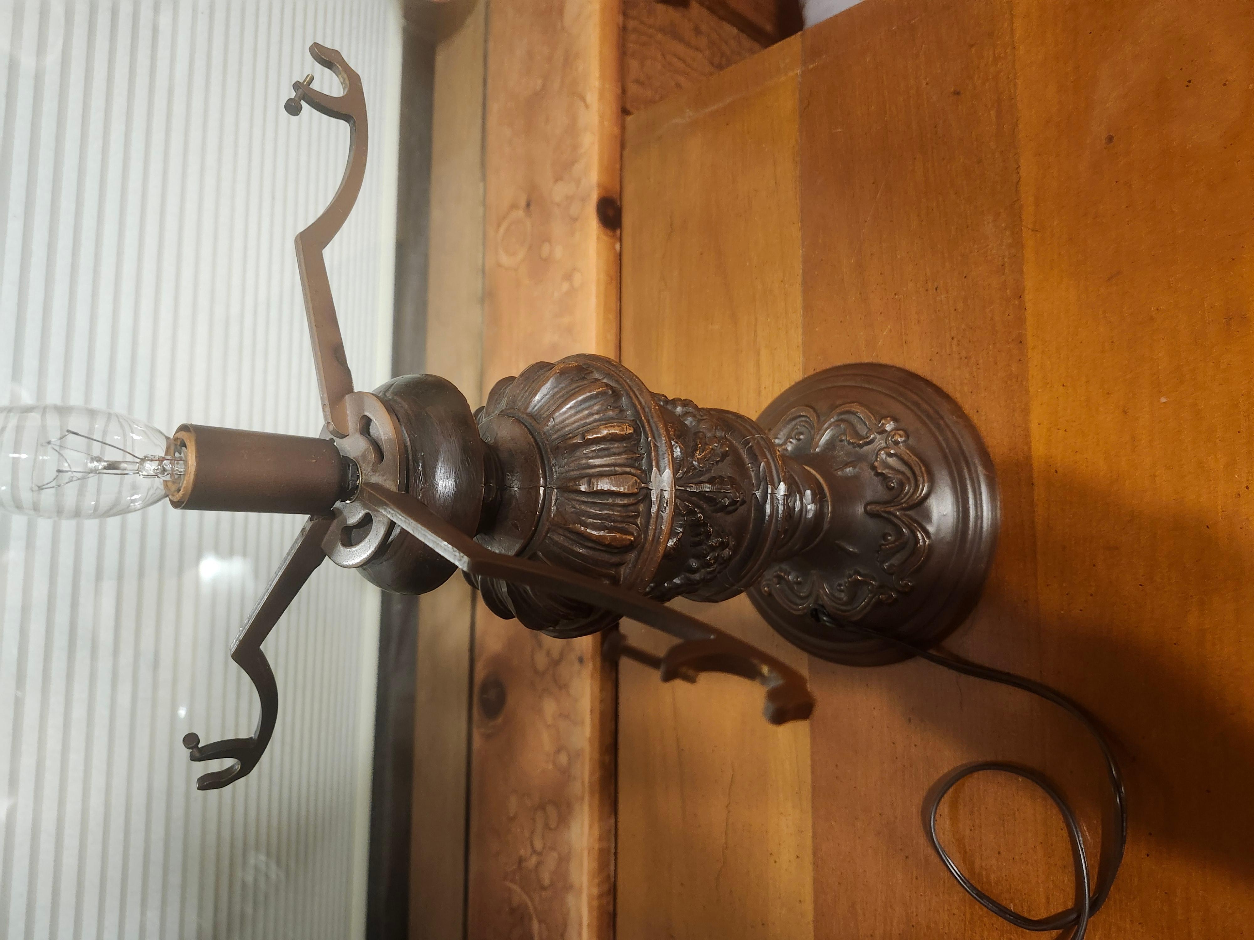 Fin du 20e siècle Paire de lampes de table dans le style Pairpoint Puffy en vente