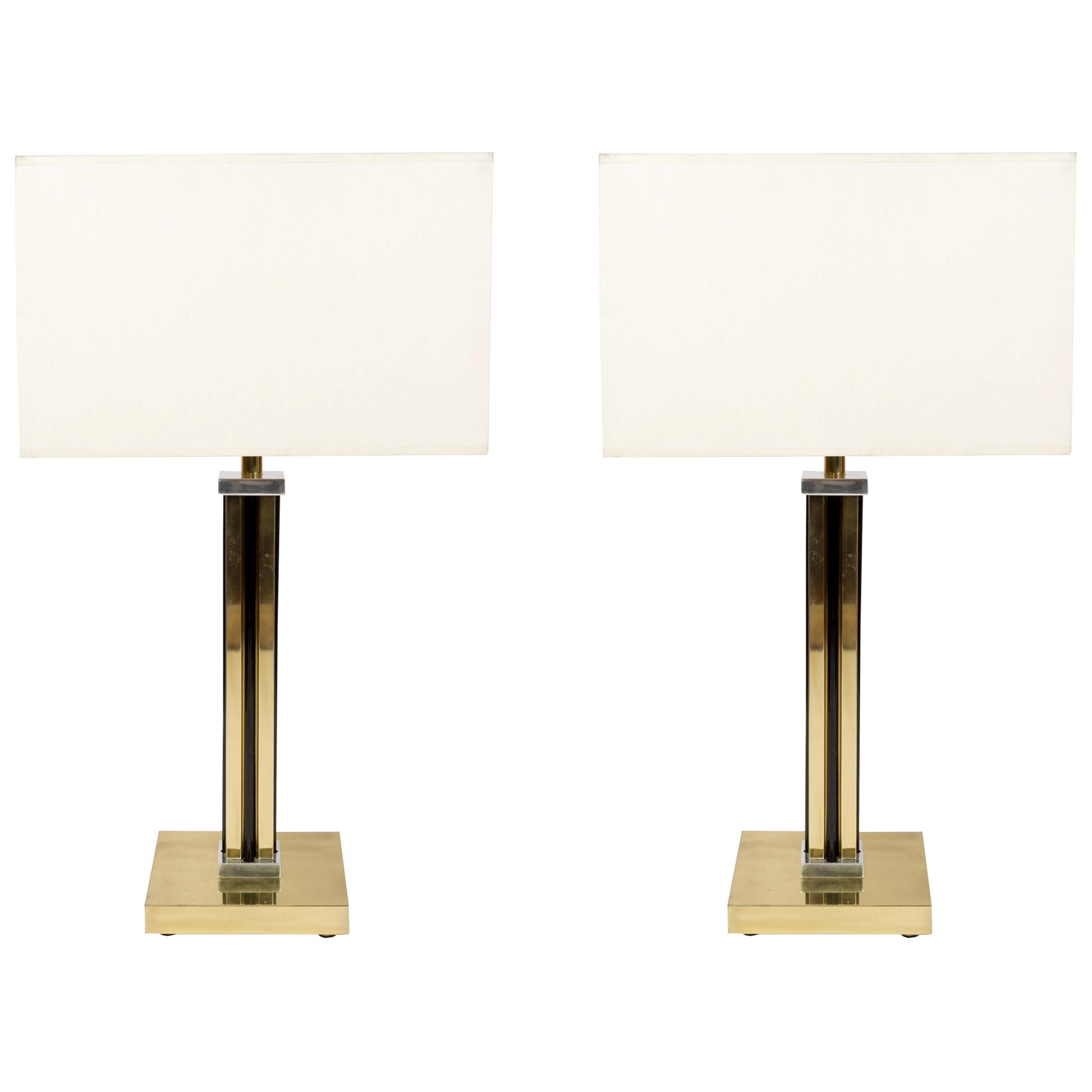 Pair of Table Lamps in the Style of Archimede Seguso