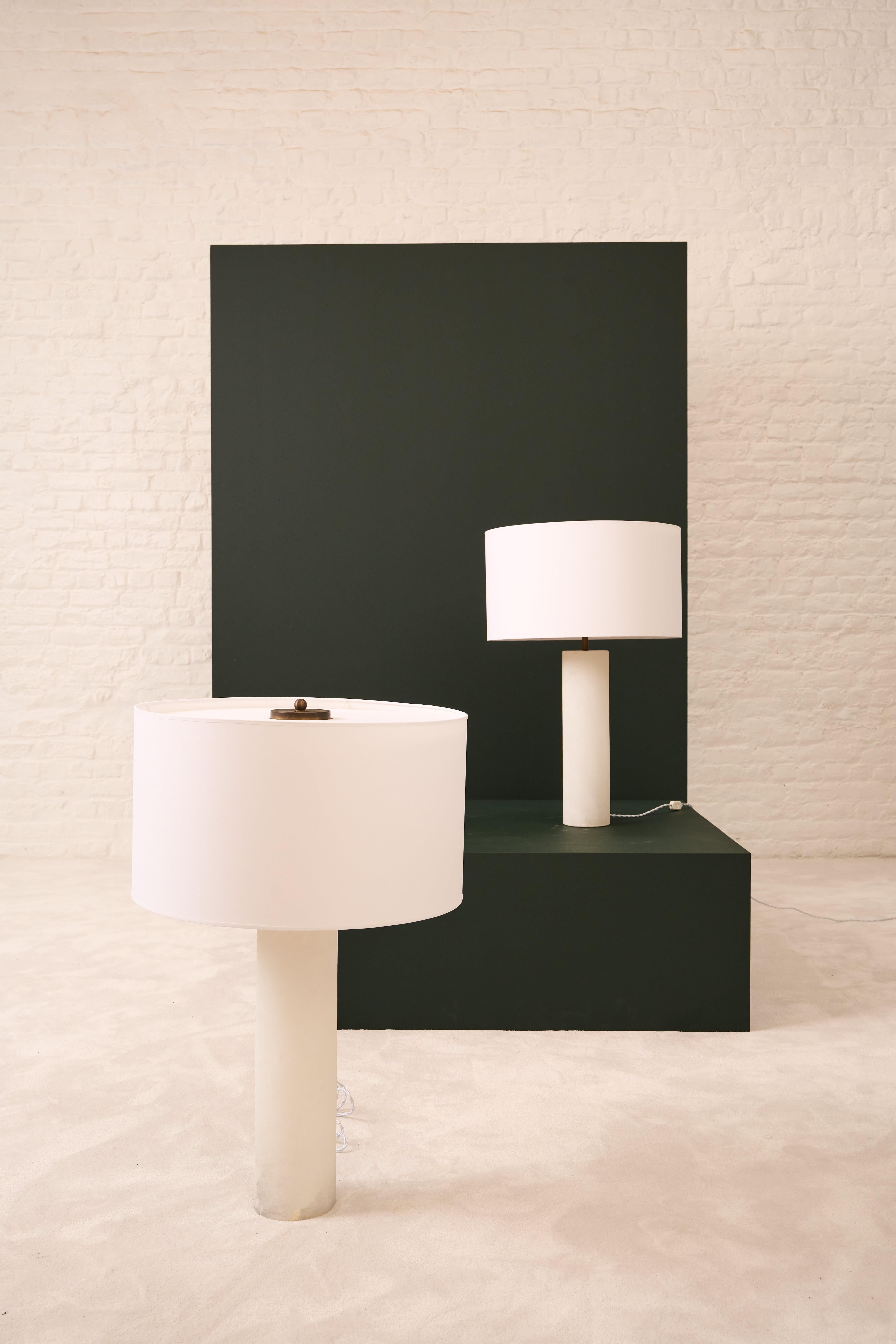 PAIR OF TABLE LAMPS Jan Vlug In Excellent Condition In Forest, BE