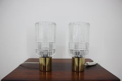 Pair of Table Lamps, Kamenický Šenov/Preciosa, 1970s