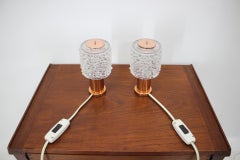 Pair of Table Lamps, Kamenický Šenov, Preciosa, 1970s