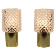 Pair of Table Lamps Kamenický Šenov, Preciosa, 1970's