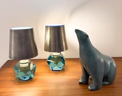 Pair of Table Lamps mod.2228 by Max Ingrand for Fontana Arte, 1950s