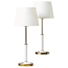 Pair of Table Lamps Model 2466 Designed by Josef Frank for Svenskt Tenn, Sweden
