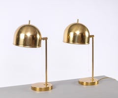Pair of Table Lamps Model B-075, Bergboms, Sweden, 1960s