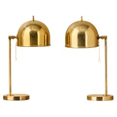 Coppia di lampade da tavolo Modello B-075, Bergboms, Svezia, anni '60