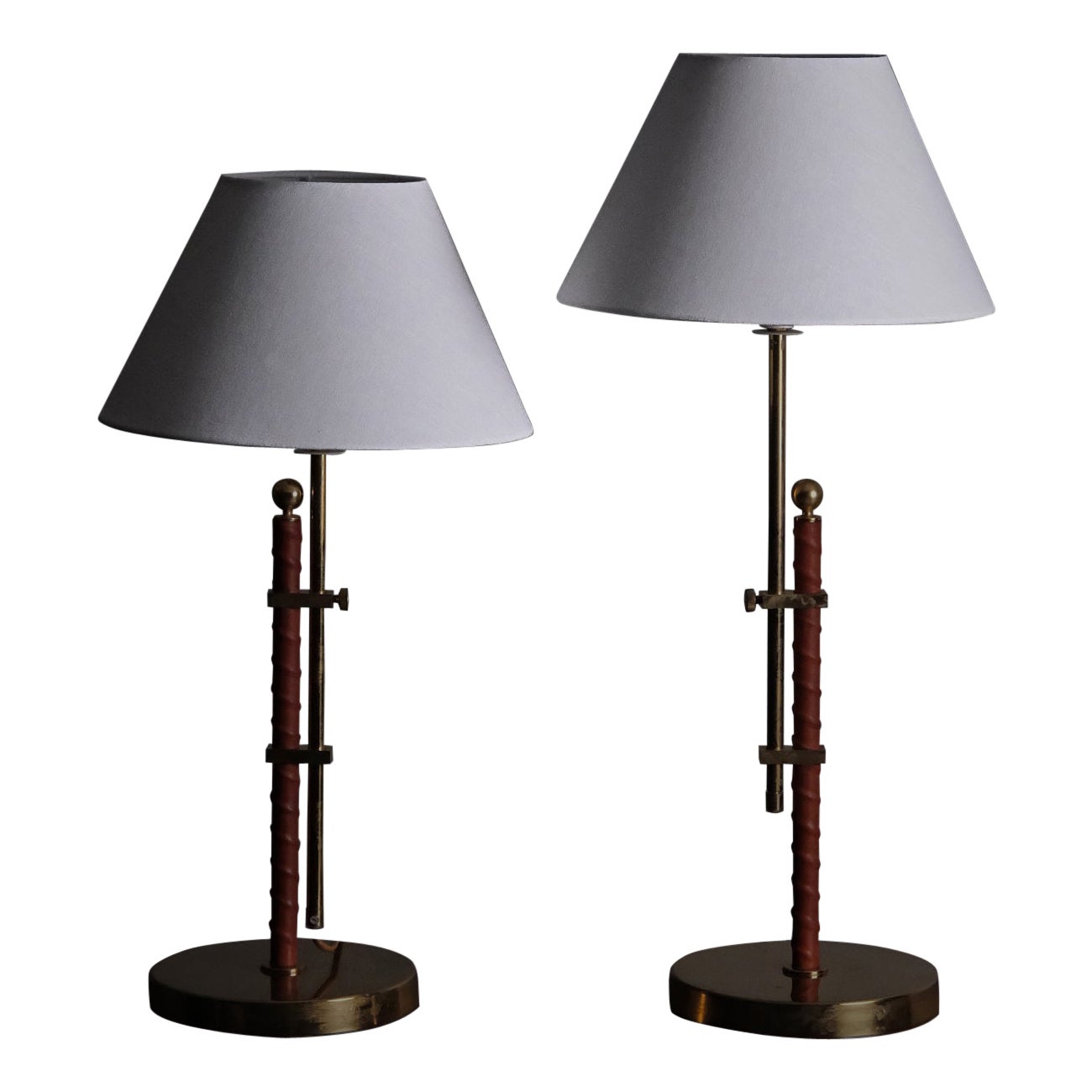 Pair of table lamps model B-131, Anonymous, Sweden, 1960s