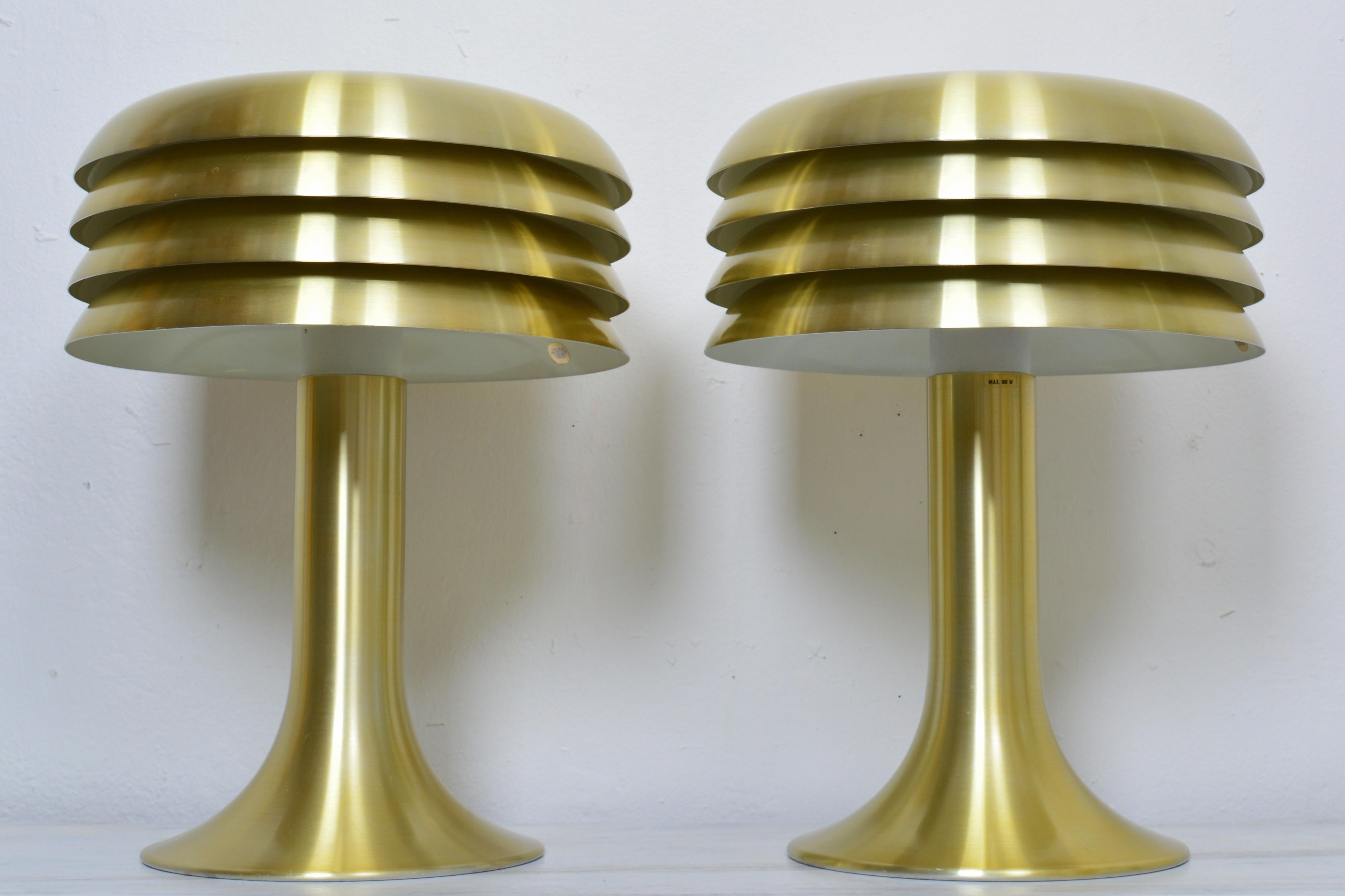 Pair of Table Lamps Model BN 26 Designed by Hans-Agne Jakobsson Sweden (20. Jahrhundert) im Angebot