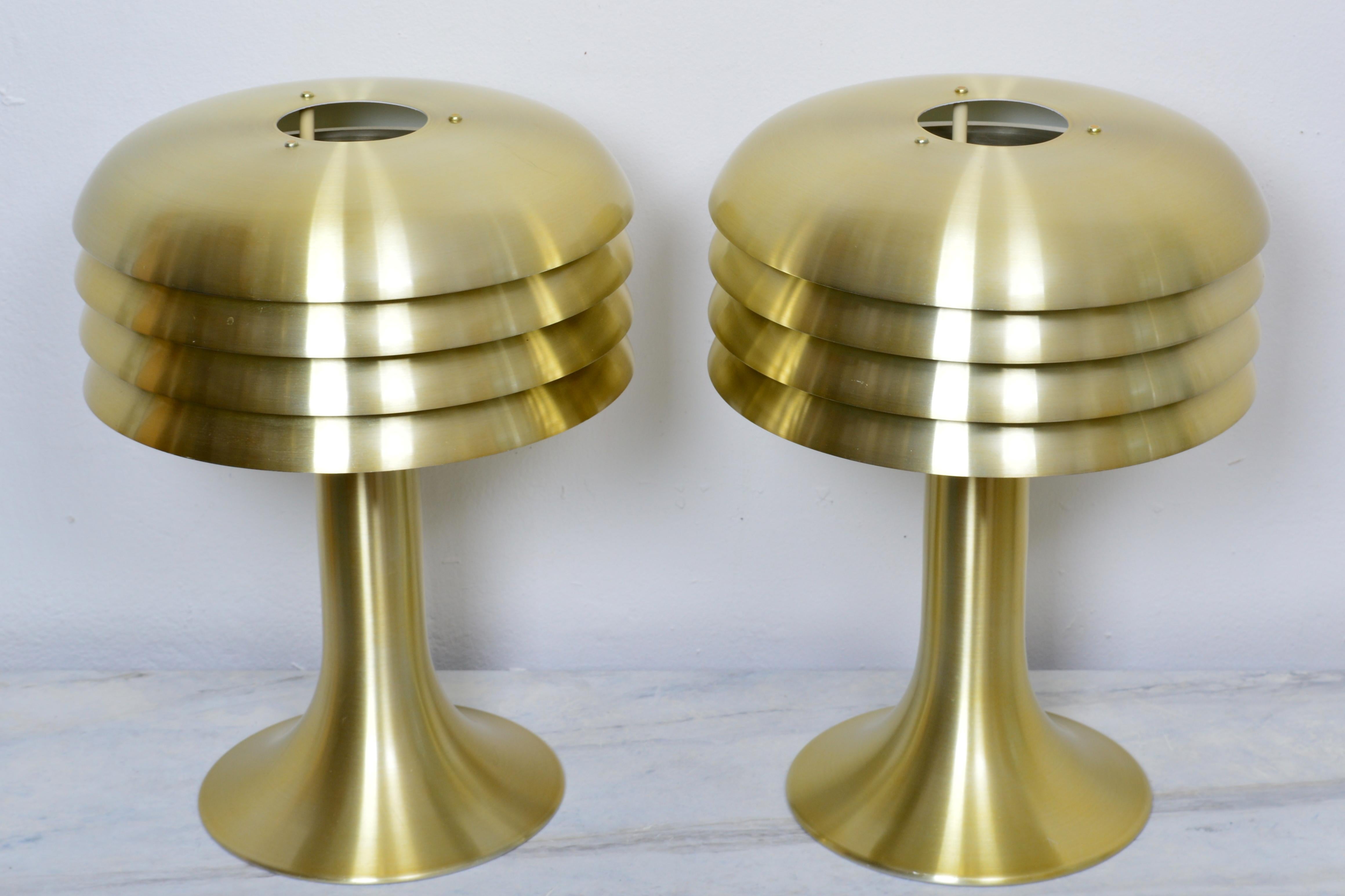 Pair of Table Lamps Model BN 26 Designed by Hans-Agne Jakobsson Sweden im Angebot 1