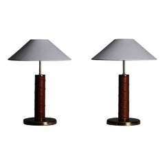 Paire de lampes de table Model No No 700, Anonyme, Suède, années 1950