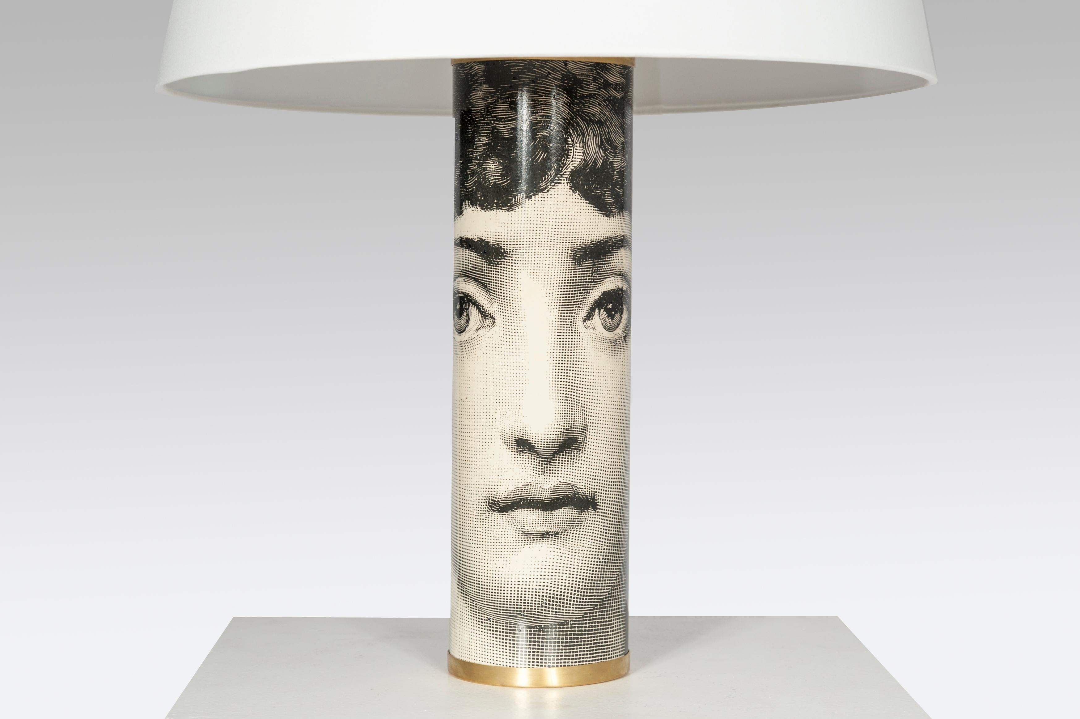 Mid-Century Modern Pair of Table Lamps Model Julia by Fornasetti For Sale