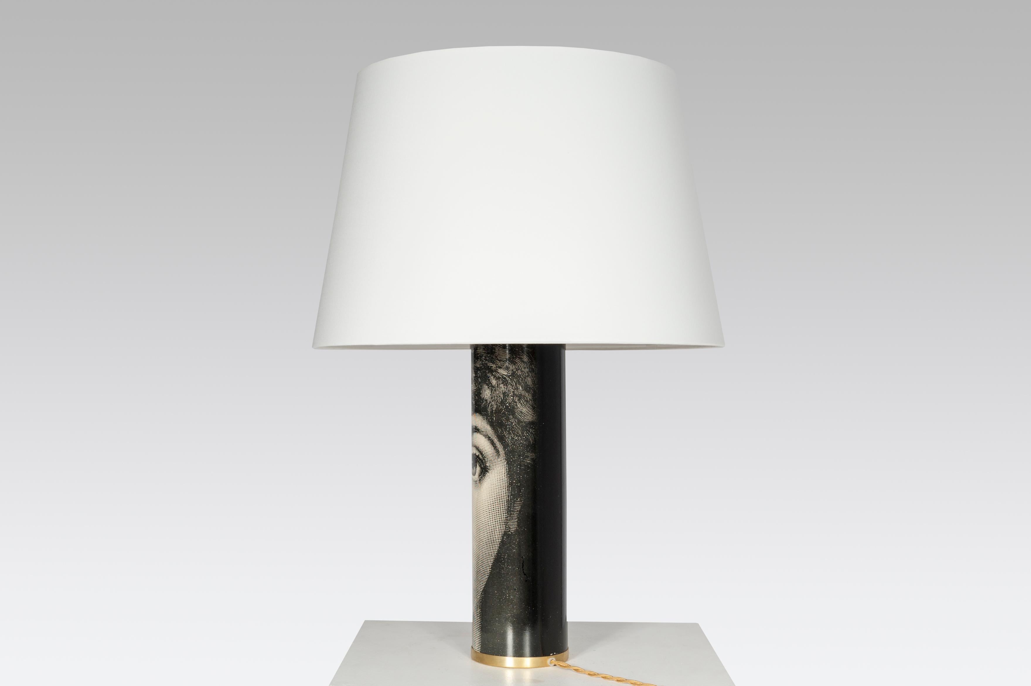 Late 20th Century Pair of Table Lamps Model Julia by Fornasetti For Sale